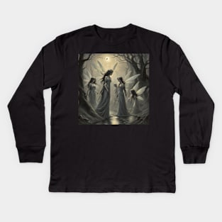 Dark Fairies Kids Long Sleeve T-Shirt